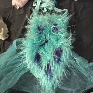 Sully costume for toddler girl 
Teal and purple 
12-18 months 
Leg warmers